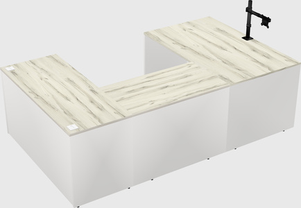 U-shaped desk