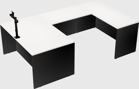 U-shaped desk