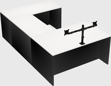 U-shaped desk
