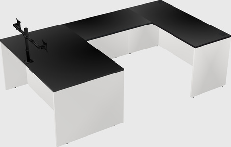 U-shaped desk