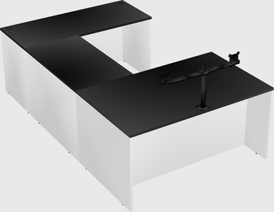 U-shaped desk