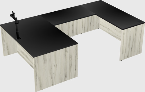 U-shaped desk