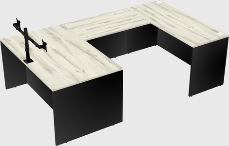 U-shaped desk