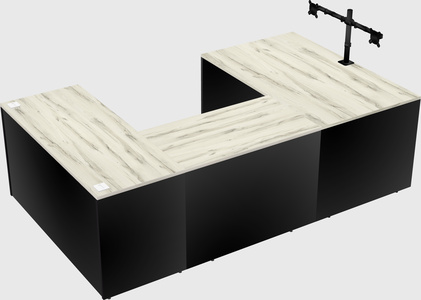 U-shaped desk
