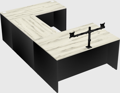 U-shaped desk