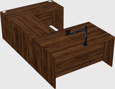 U-shaped desk