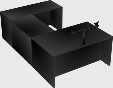 U-shaped desk