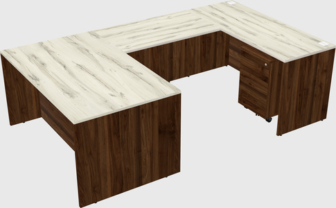 U-shaped desk