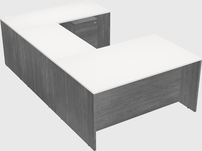 U-shaped desk