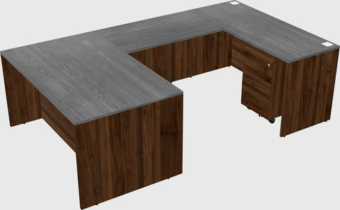U-shaped desk