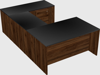 U-shaped desk