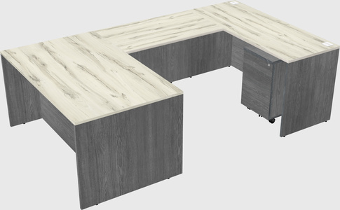 U-shaped desk