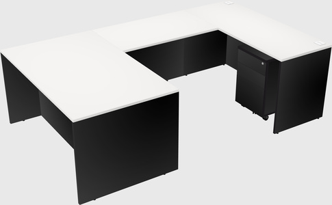 U-shaped desk