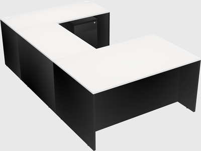U-shaped desk