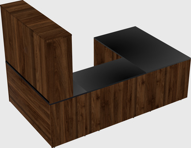 U-shaped desk