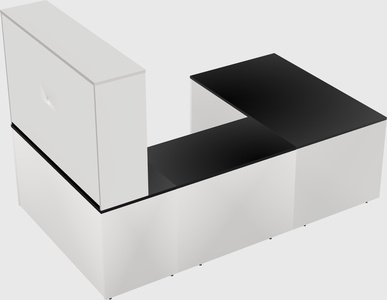 U-shaped desk