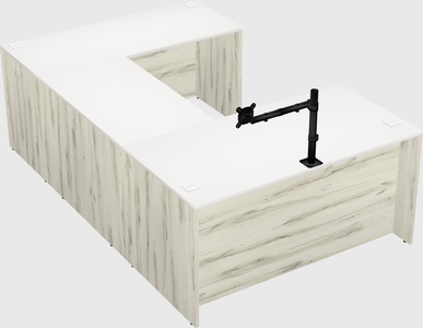 U-shaped desk