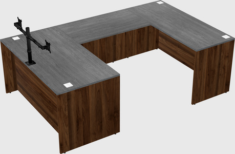 U-shaped desk