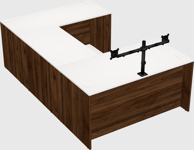 U-shaped desk