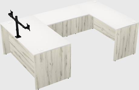 U-shaped desk