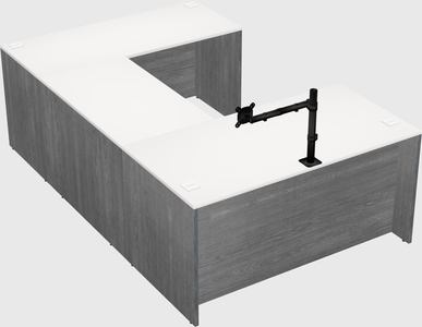 U-shaped desk