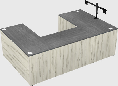 U-shaped desk