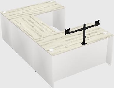 U-shaped desk