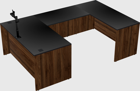 U-shaped desk