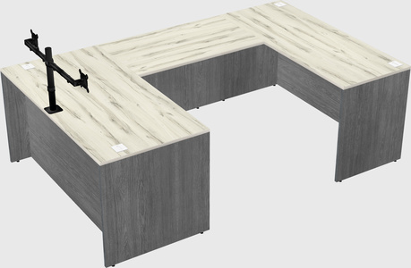 U-shaped desk