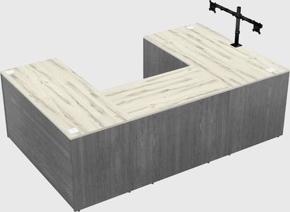 U-shaped desk