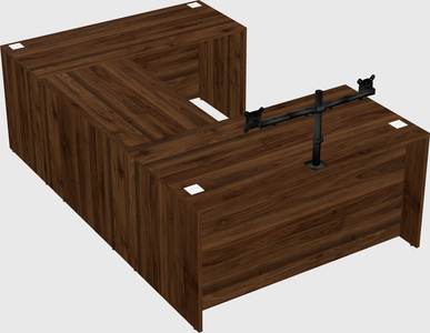 U-shaped desk