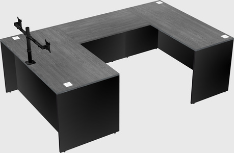U-shaped desk