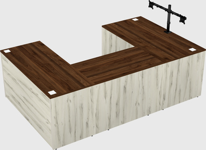 U-shaped desk
