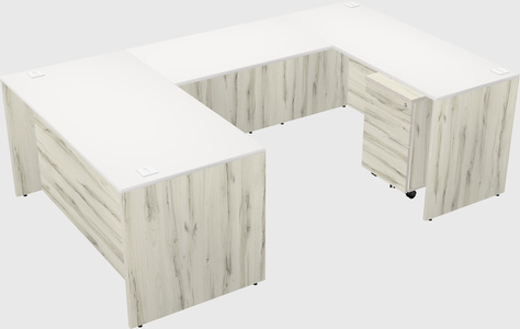U-shaped desk