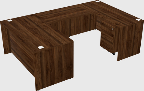 U-shaped desk