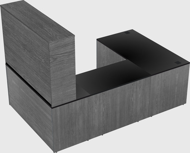 U-shaped desk