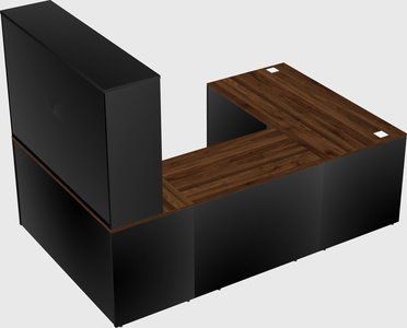 U-shaped desk