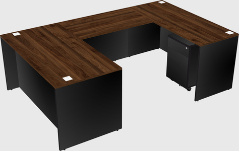 U-shaped desk