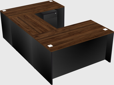 U-shaped desk