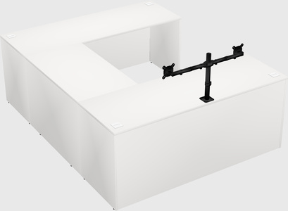 U-shaped desk