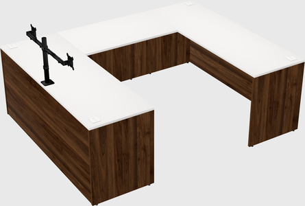 U-shaped desk