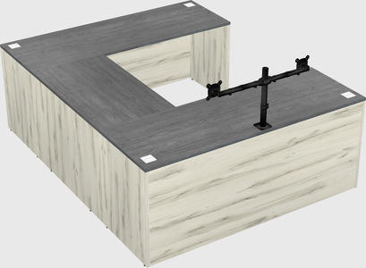 U-shaped desk