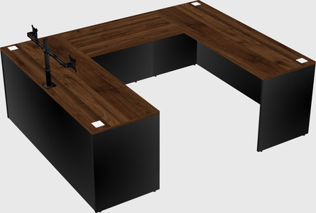 U-shaped desk