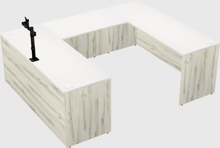 U-shaped desk