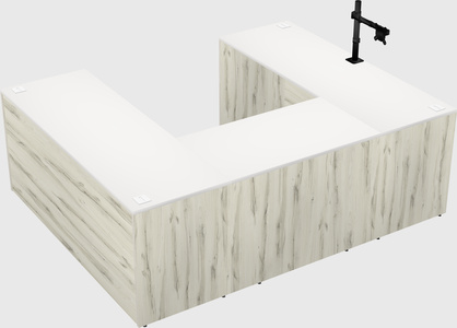 U-shaped desk