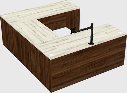 Bureau en u