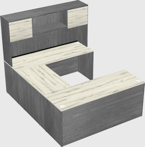 U-shaped desk