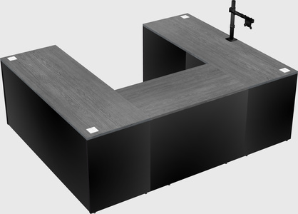 U-shaped desk