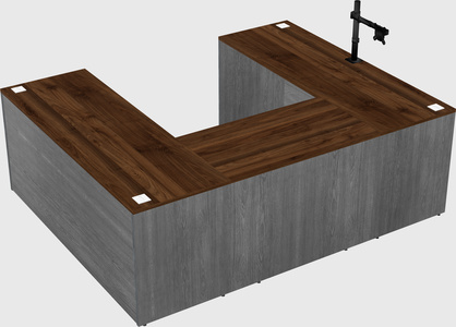 U-shaped desk