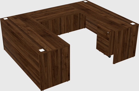 U-shaped desk